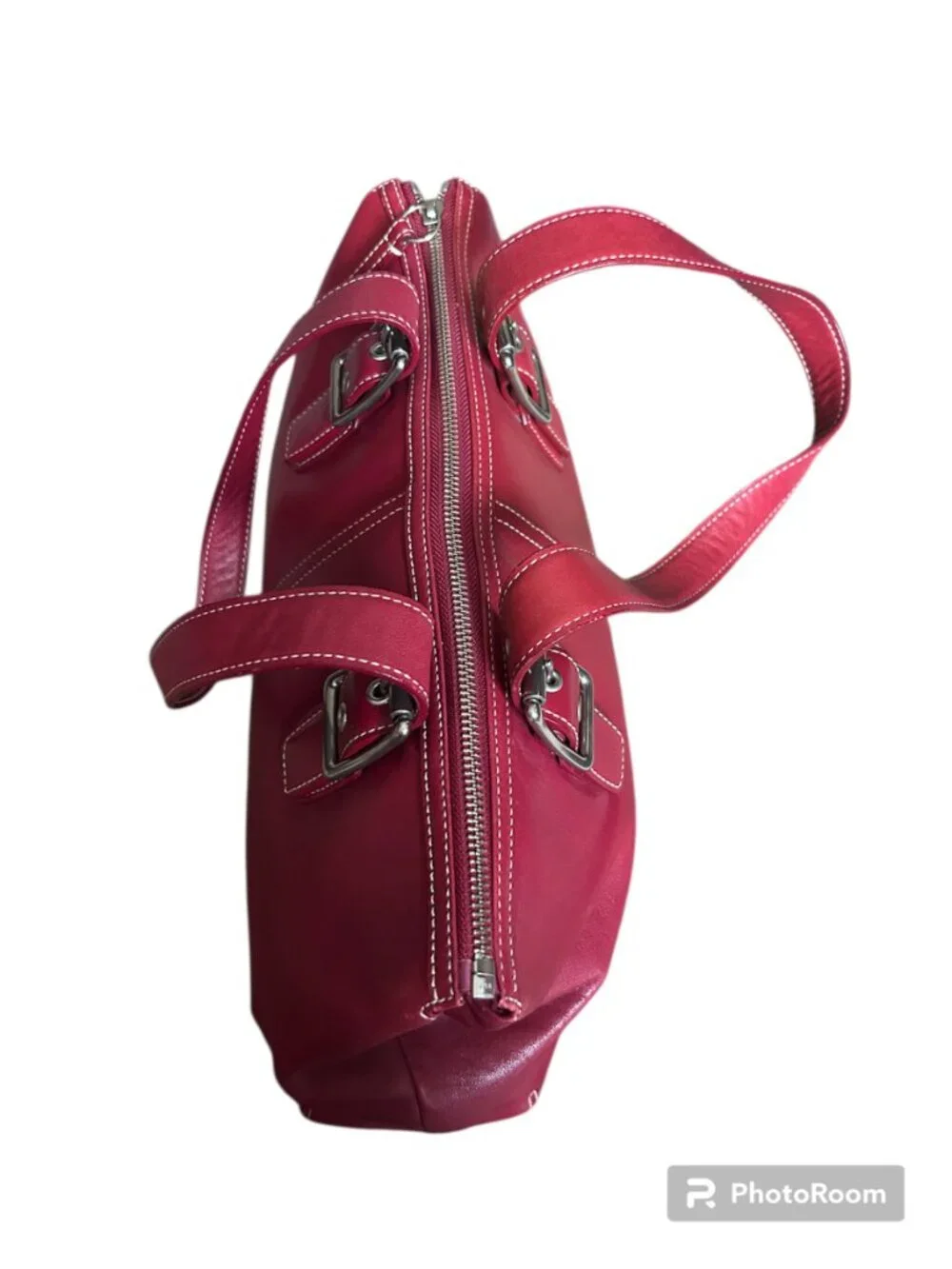 Coach Vintage Red 9554 Leather Shoulder Bag